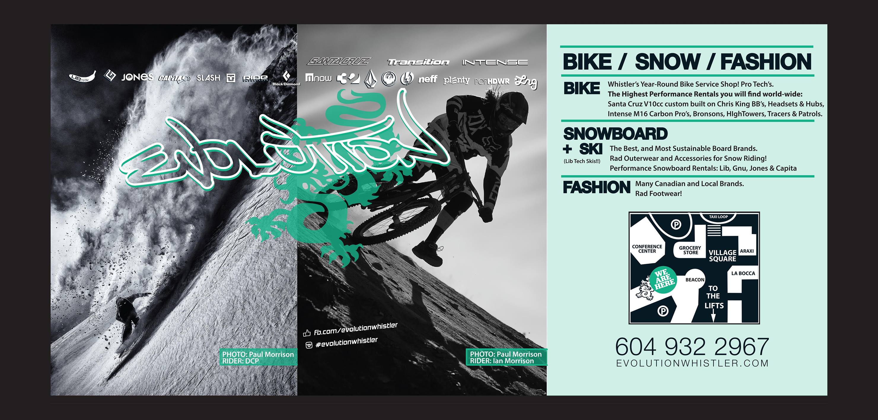 Evolution Whistler Bike - Snowboard - Rentals